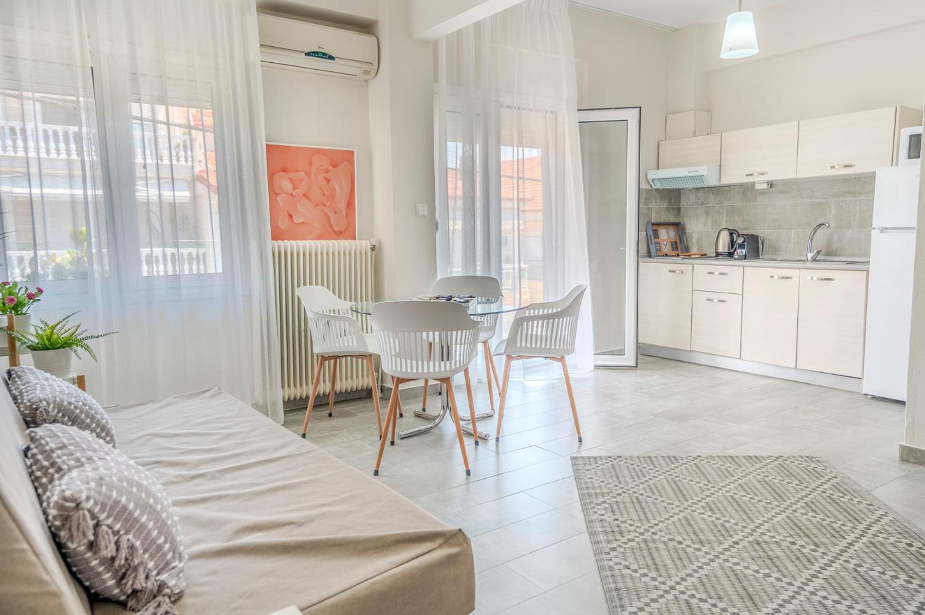 Evangelia Rooms & Apartments - A Asproválta Ngoại thất bức ảnh