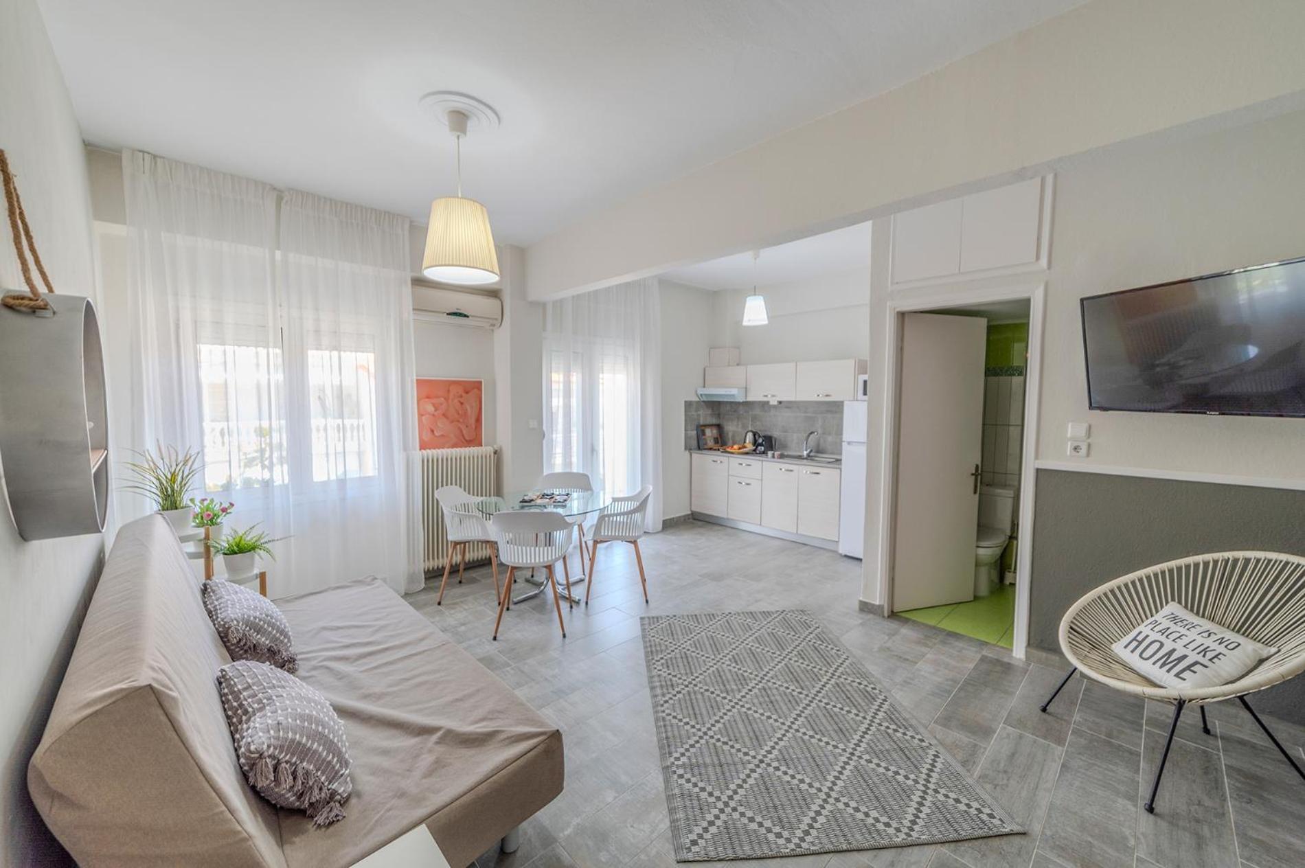 Evangelia Rooms & Apartments - A Asproválta Ngoại thất bức ảnh
